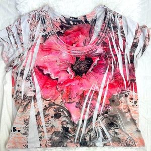 Lane Bryant Plus Size Scoop Neck Top